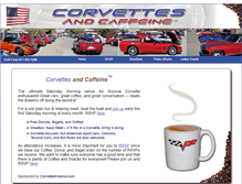 Tablet Screenshot of corvettesandcaffeine.com